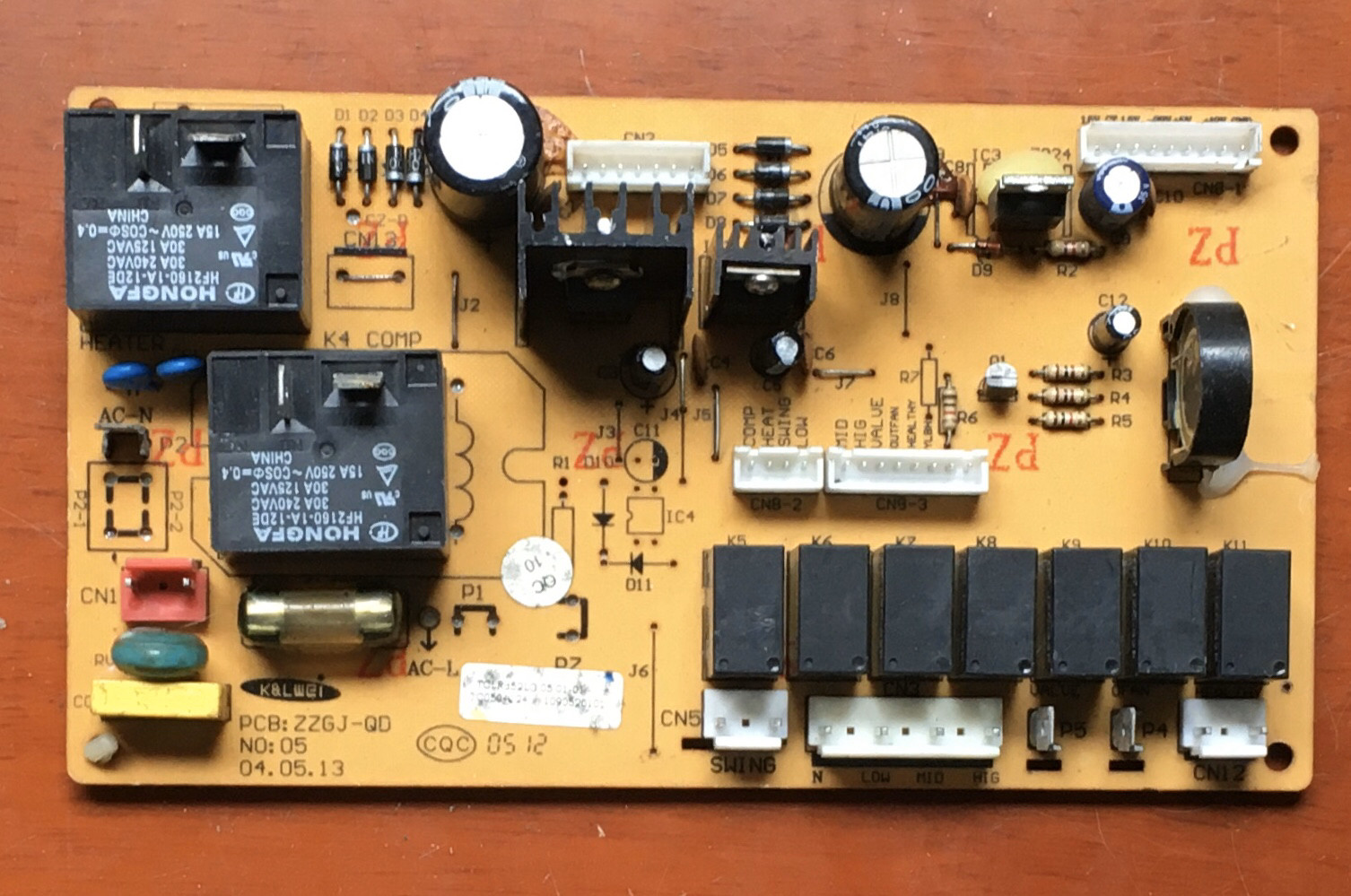 拆机TCL 空调2匹柜机冷暖线路板52LG(01) ZZGJ-QD【7~8成新