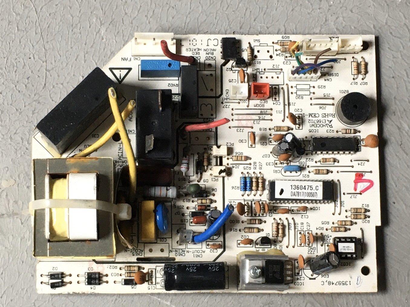 海信变频空调KFR-35GW/27FZBPHJ室内机控制板 1359748,B,C,D