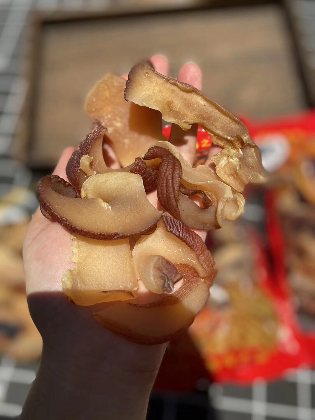 99元一斤包邮 阳江沙扒月亮湾渔民船晒深海足干红螺肉 海螺贝壳肉