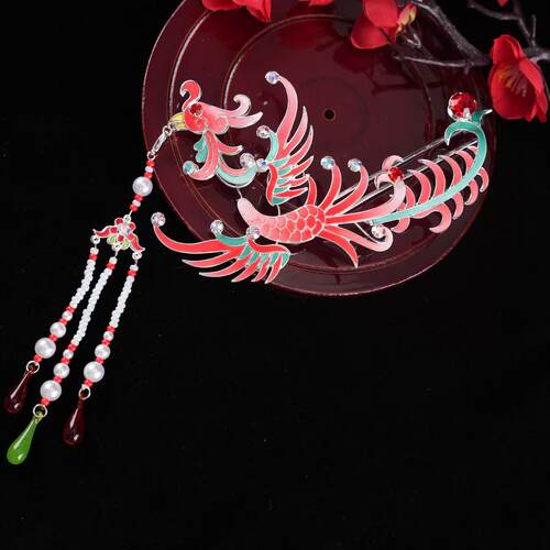 【飞燕偏凤】戏曲越剧黄梅戏闽剧花旦头面头饰古装青衣小姐点绸凤
