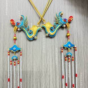 【五坠长凤条】戏曲越剧黄梅戏闽剧花旦头面头饰古装青衣小姐点绸