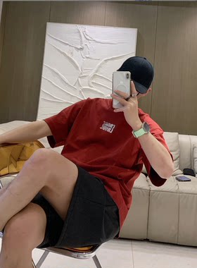 Hello鸡爷重磅全棉印花男士T恤