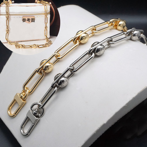 老花包链条配件包带改造金属球球链条包肩带延长链腋下斜跨带链子