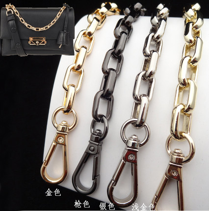 12mm金属肩带 粗肩带 m.k金属包链包带子包链条单买 合金不易掉色