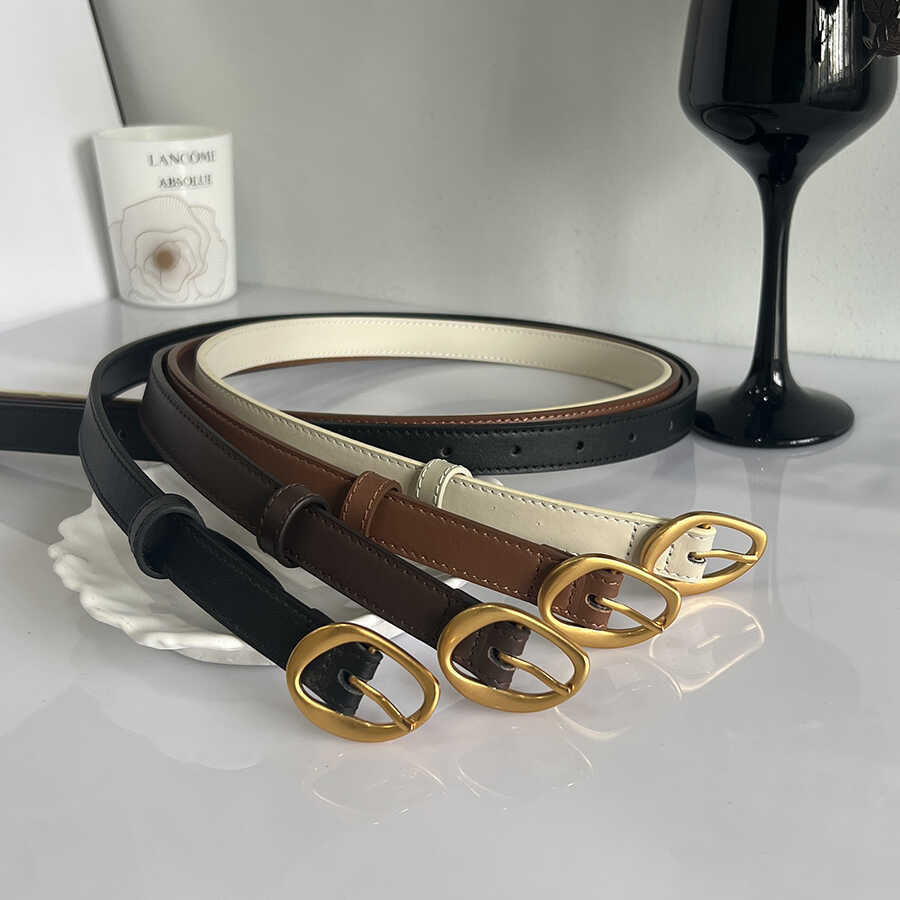 皮带简约款马蹄扣装饰女士girl