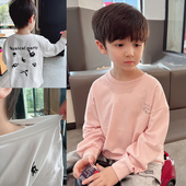 百搭套头上衣打底衫 巨软糯 童装 儿童春秋季 男童纯棉长袖 t恤秋款