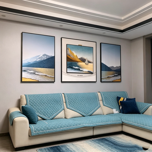 现代简约轻奢意式客厅装饰画沙发背景墙挂画高级感