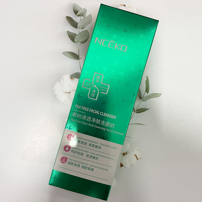丽颜世家茶树清透净肤洗面奶保湿不紧绷洁面乳图片
