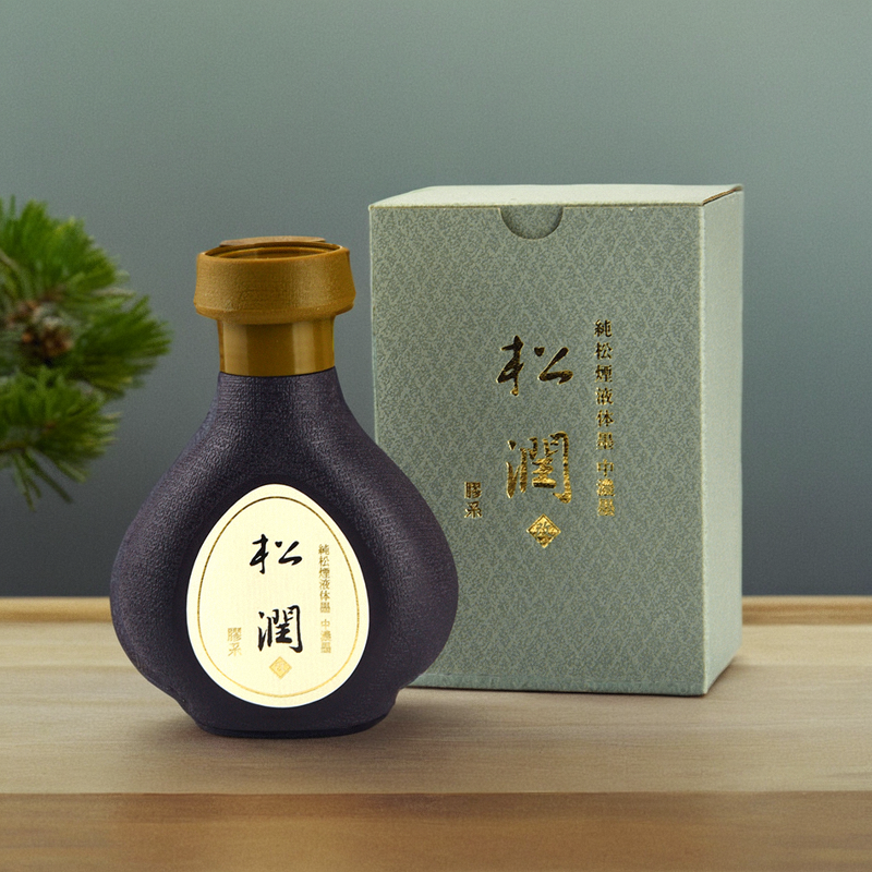 日本进口吴竹松润250ml 纯松烟磨墨液 胶系中浓墨汁 文房书画用品
