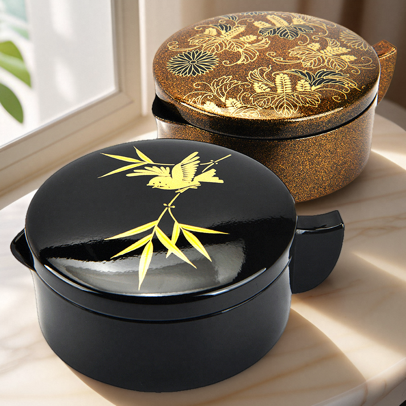 日本进口开明墨池书华/雀/金笔洗