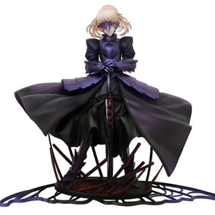 动漫Fate FGO 黑 saber ALTER 吾王黑塞巴模型手办人偶摆件公仔