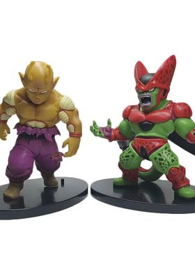 动漫人偶 超级赛亚人 第二形态 橙色 比克 全功率 沙鲁 盒装手办