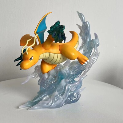 ZXZ真新镇快龙进化组精灵宝可梦图鉴快龙宠物小精灵手办模型摆件