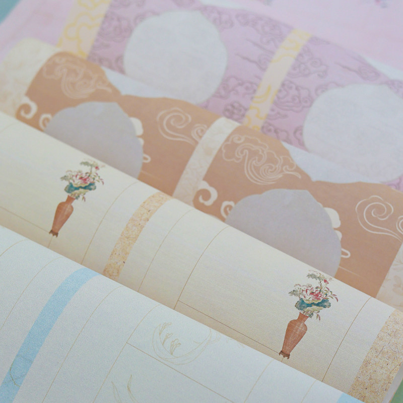 瓦当双排七言对联空白蜡染微喷书法专用宣纸作品国展半生半熟砑光