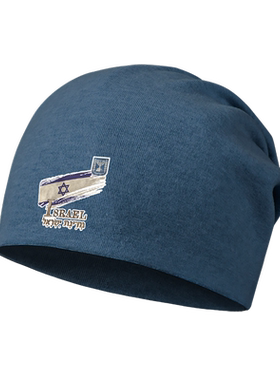 以色列Israel国旗标志薄款堆堆帽
