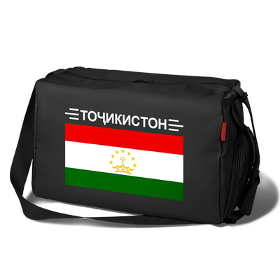 塔吉克斯坦Tajikistan国家健身包男女防水包袋单肩运动包设 无界