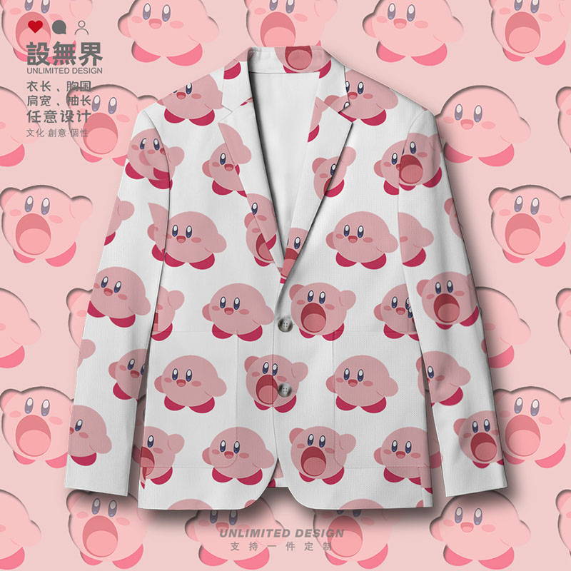 星之卡比可爱Kirby游戏休闲西装