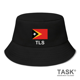 東帝汶Timor 無界 Leste國家漁夫帽男女帽子戶外防曬學生遮陽帽設
