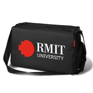 皇家墨尔本理工大学健身包学生户外运动斜挎背包男女包袋设 无界