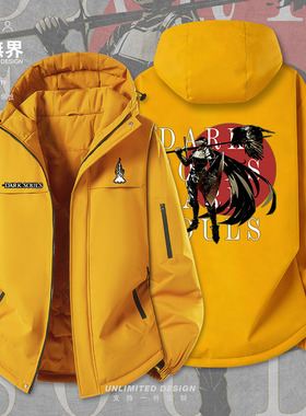 游戏darksouls黑暗之魂boss周边加厚棉服男女棉袄外套冬装设 无界