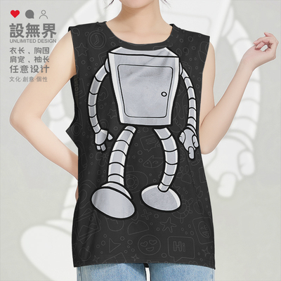 Futurama飞出未来动画机器人背心