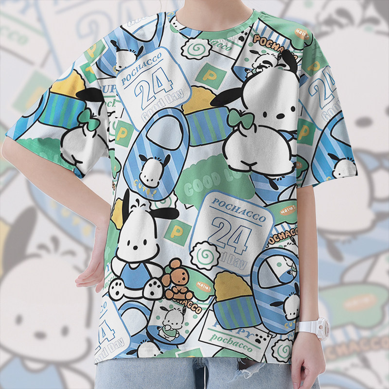 日系趣味帕恰的小狗可爱搞怪T恤