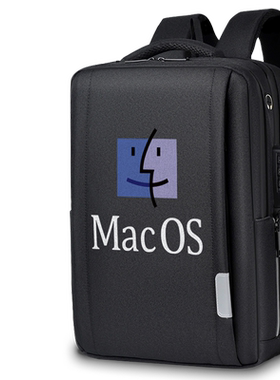 程序员Mac OS操作系统Macintosh系列双肩包男士电脑包背包设 无界