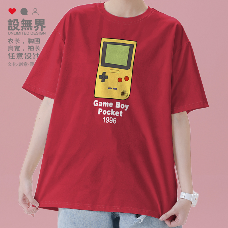 任天堂大GAMEBOY游戏机短袖T恤