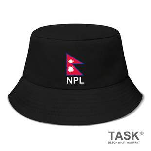尼泊尔Nepal国家运动款 无界 帽子渔夫帽男女学生防晒遮阳钓鱼帽设