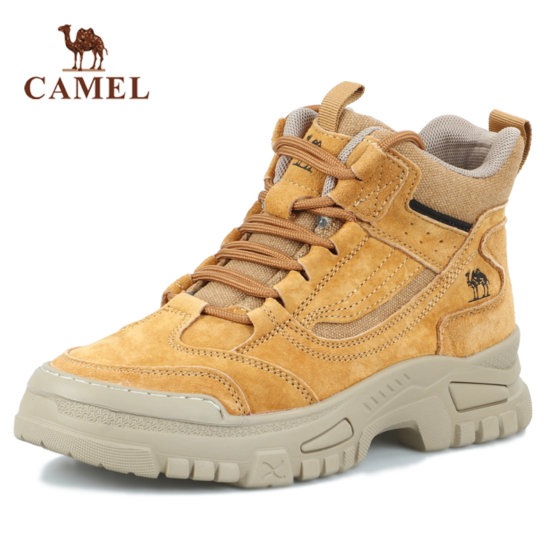 圆头新款秋季防滑户外女鞋骆驼