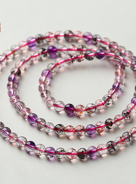 【孤品】七曜织梦-收藏级彩超七手链多圈手串女款单圈饰品礼物