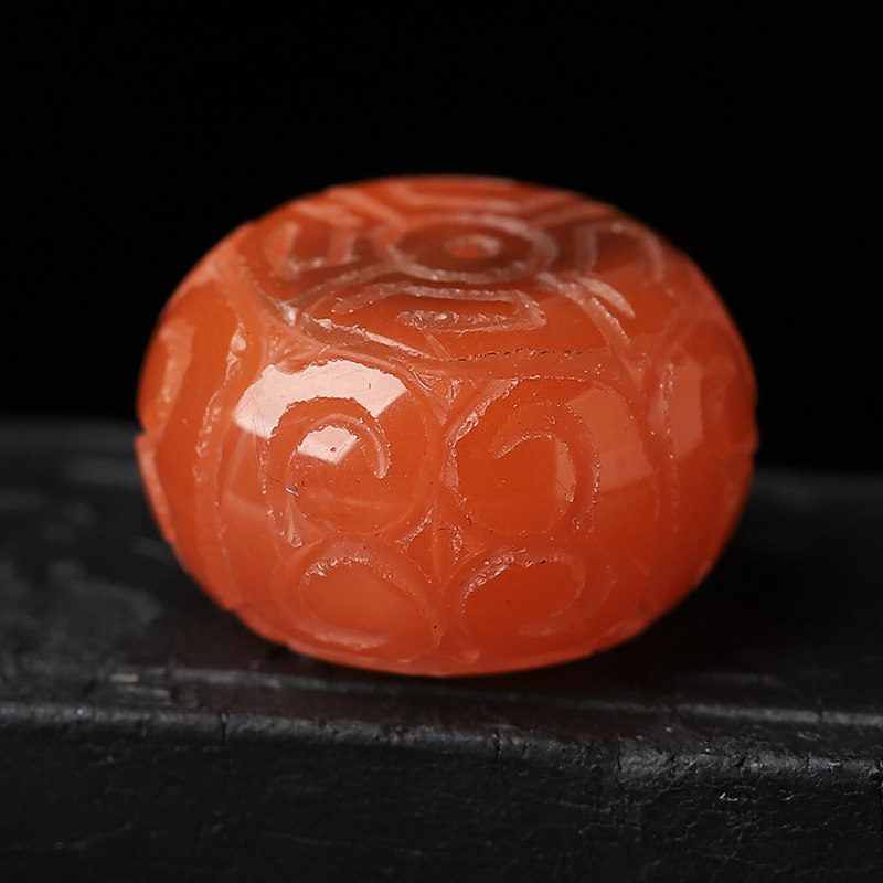 【20年老仓年终捡真漏】南红玛瑙鼓珠DIY配件单株散珠结缘直播