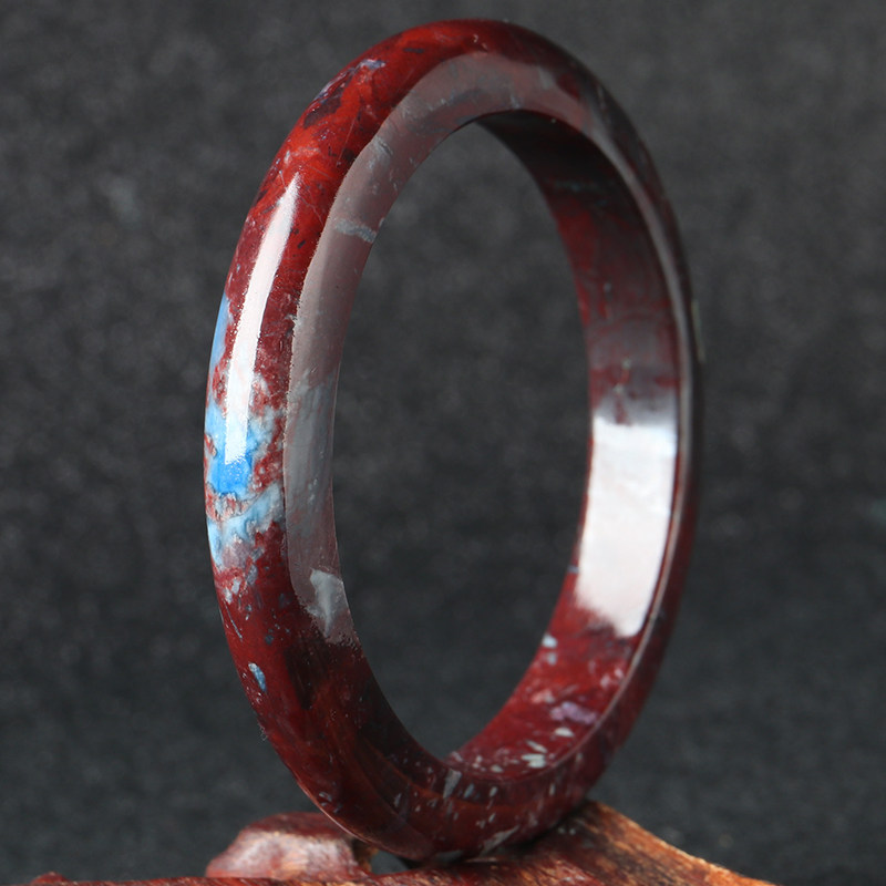 亲宝水晶老料红舒天然舒俱来手镯苏纪石