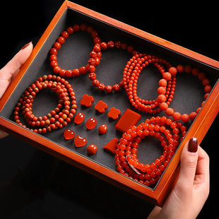 亲宝水晶主播 舒俱来南红玛瑙手链吊坠 珠宝直播中