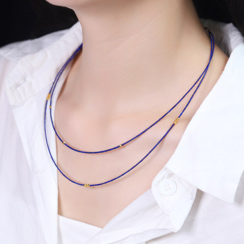 青金石手串锁骨链颈链手链戒圈