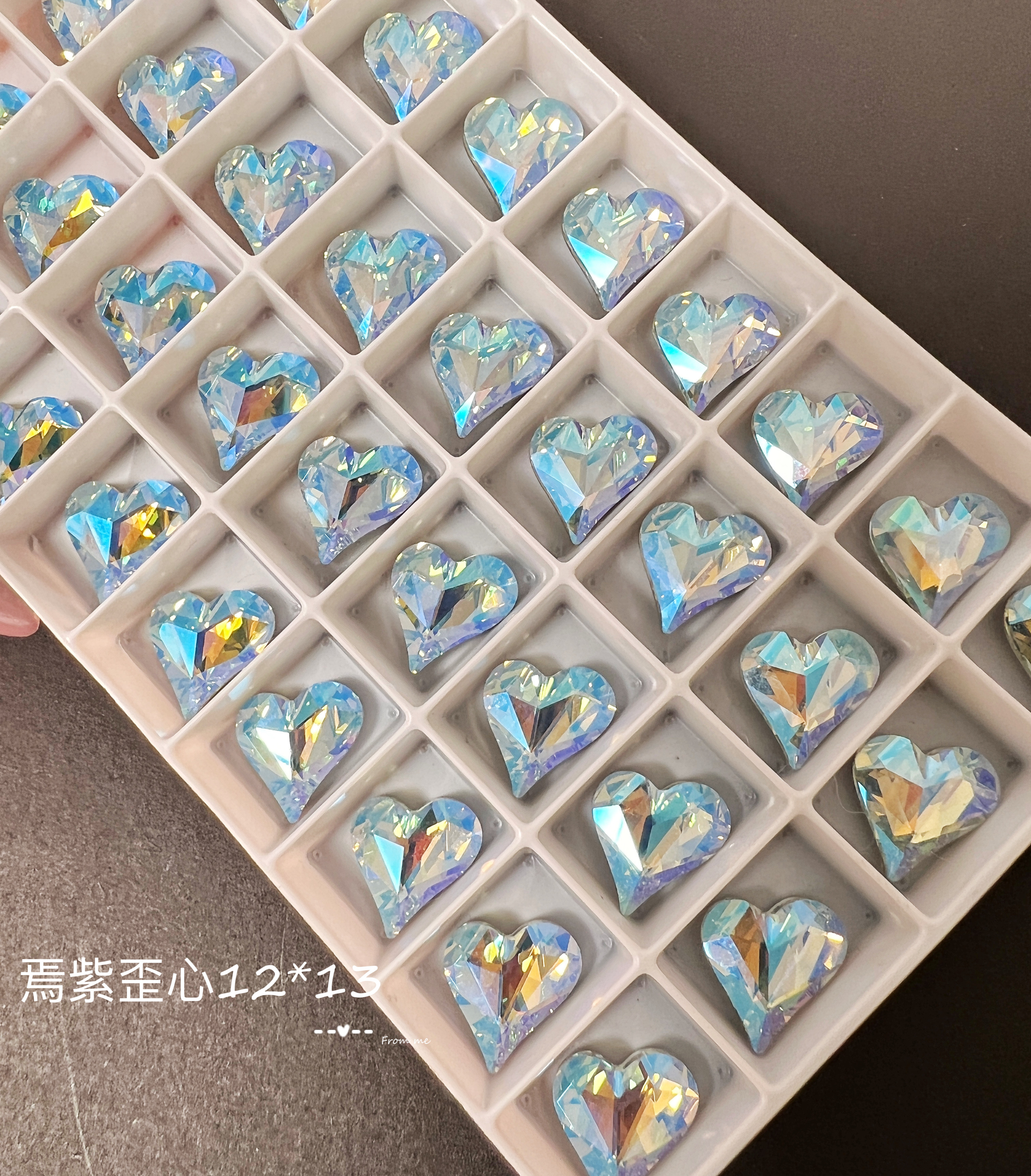 施华洛华子钻镀膜4809歪心改色