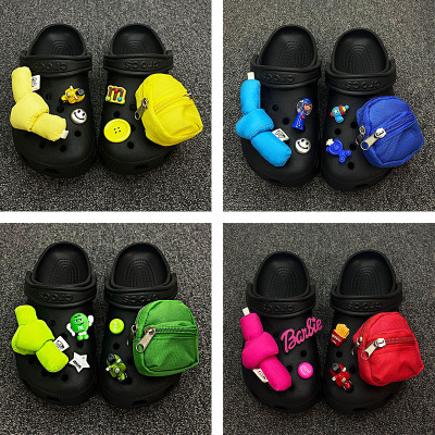 洞洞鞋配饰鞋花搞怪y2k小包背囊