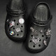 花 饰卡扣学生党鞋 适配卡骆驰crocs洞洞鞋 配饰男暗黑星战球潮酷装