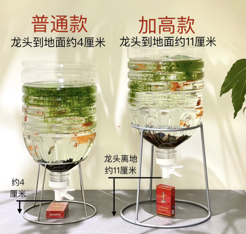 15L/19L透明水桶养鱼排水神器