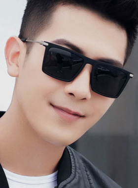 小框帅气长方形墨镜开车水银护目2025司机小脸男女太阳镜沙滩眼镜