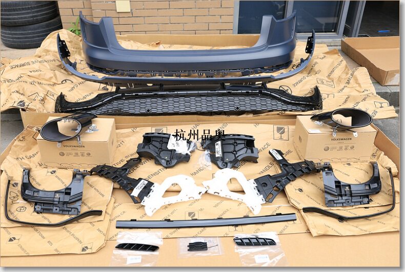 奧迪Q8改裝升級RSQ8包圍后保險杠大包圍德國進口原廠原裝配件