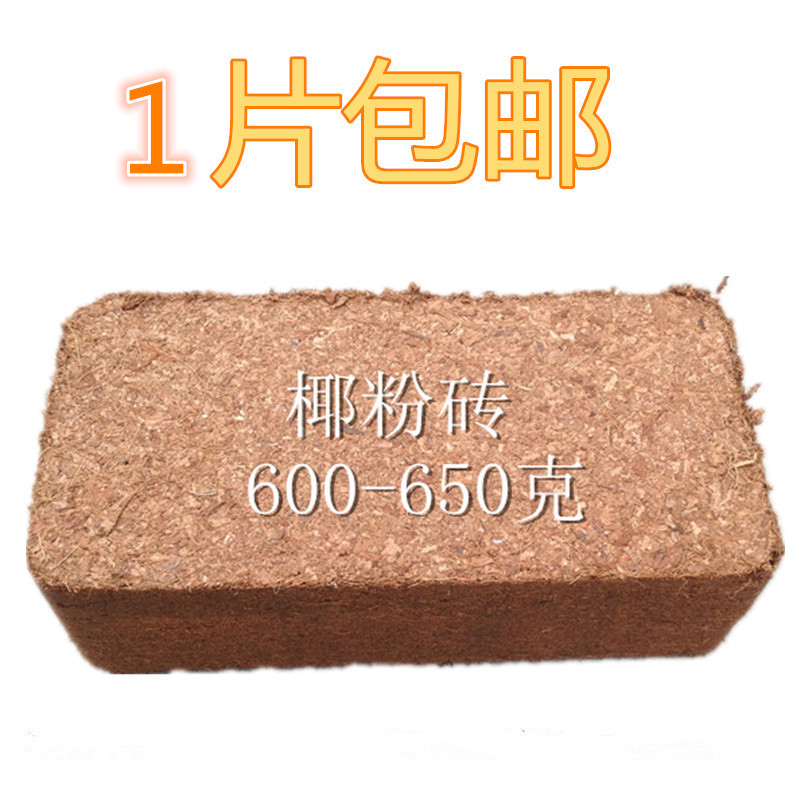 650g小块椰砖/椰糠砖/爬宠垫材 椰粉砖/小砖/椰土4块起包邮