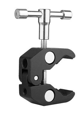 金属大力夹支架蟹钳夹球形万向云台支撑架多功能夹子摄影相机配件