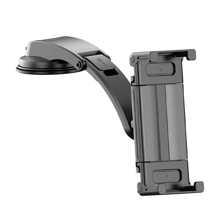 新款加大平板车载支架特大折叠夹头伸缩打开27CM瀑布吸盘手机支架