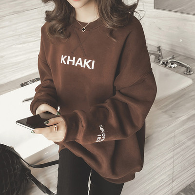 卫衣女韩版宽松大码原宿ulzzang