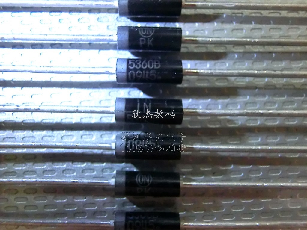 1N5360BRLG 齐纳二极管 5W 25V 5% DO-201AE 全新原装