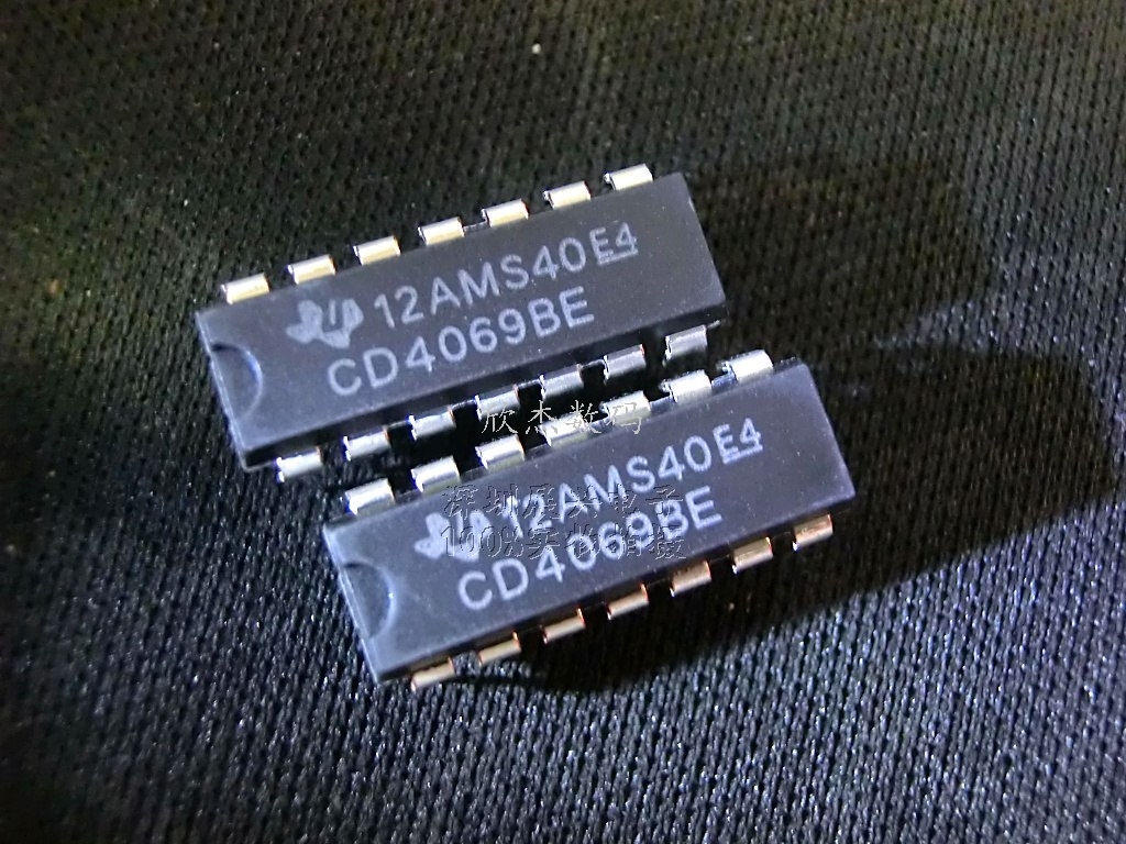 cd4069be 芯片 4000系列 cmos逻辑器件全新原装