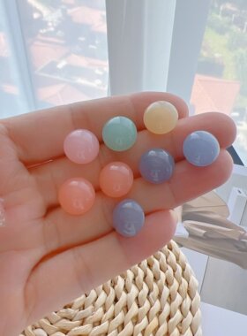 衬衫纽扣彩色圆形纯色钮扣