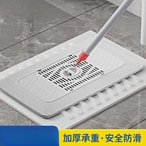 蹲便器专用防臭密封盖板通用型各