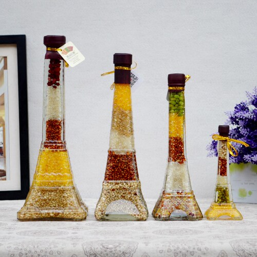 五谷丰登杂粮玻璃瓶乔迁客厅摆件